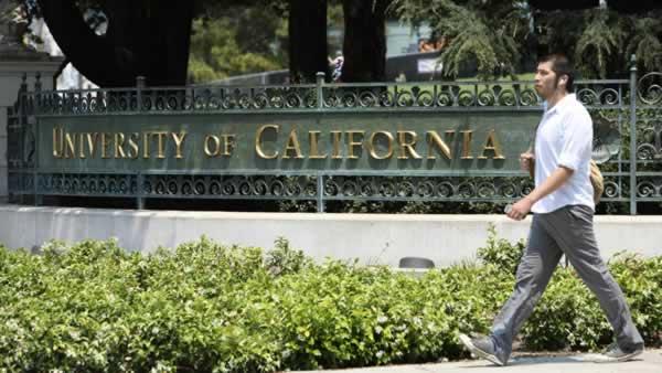 A University of California sign