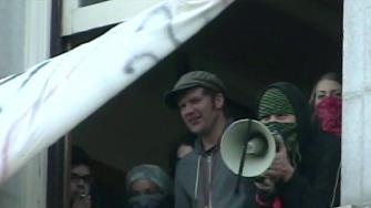 Wheeler Hall protest