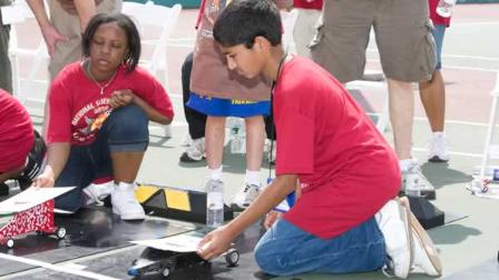 Gale Ranch Middle School Team member as they compete at the National Science Bowl.