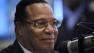 Nation of Islam Minister Louis Farrakhan speaks while on the Cliff Kelley show on WVON talk radio in Chicago, Wednesday, March 24, 2010.