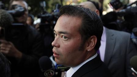 Jon Gosselin is seen after he exited the Montgomery County courthouse in Norristown, Pa., Monday, Oct. 26, 2009. (AP Photo/Matt Rourke)