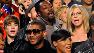 Celebrities perform at the We Are The World 25 Years for Haiti recording session.