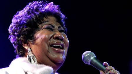 Aretha Franklin performs at the House of Blues in Los Angeles.