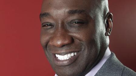 This Wednesday, Jan. 11, 2012 photo shows actor Michael Clarke Duncan in New York. Duncan has died at the age of 54, his fiancee said on Monday, Sept. 3, 2012. (AP Photo/Carlo Allegri)