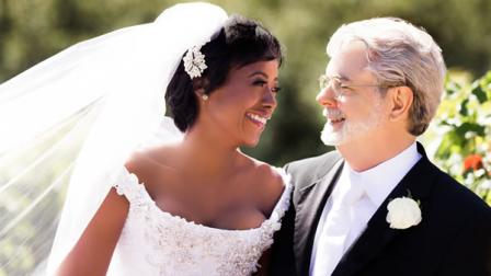 Legendary Star Wars filmmaker George Lucas got married in a ceremony at Skywalker Ranch over the weekend.