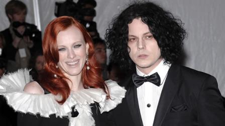 Model Karen Elson and husband, musician Jack White