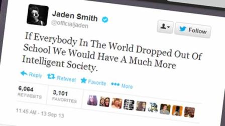 If Everybody In The World Dropped Out Of School We Would Have A Much More Intelligent Society.