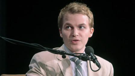 In this Sept. 22, 2011 file photo provided by the United Nations Foundation, Ronan Farrow, Special Adviser to the Secretary of State for Global Youth Issues, speaks during the Social Good Summit, in New York. (AP Photo/United Nations Foundation, Gary He)