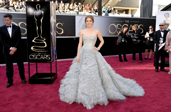 Amy Adams on the red carpet