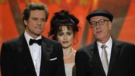 The cast of The Kings Speech accept the SAG Award for best cast in a motion picture
