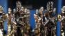Oscar statues are seen backstage during the 84th Academy Awards on Sunday, Feb. 26, 2012.