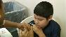 Child getting a shot