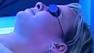 Woman tanning