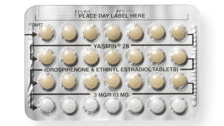 This undated image provided by Bedsider.org shows a package of estrogen/progestin birth control pills.