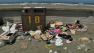 Trash at Ocean Beach in San Francisco
