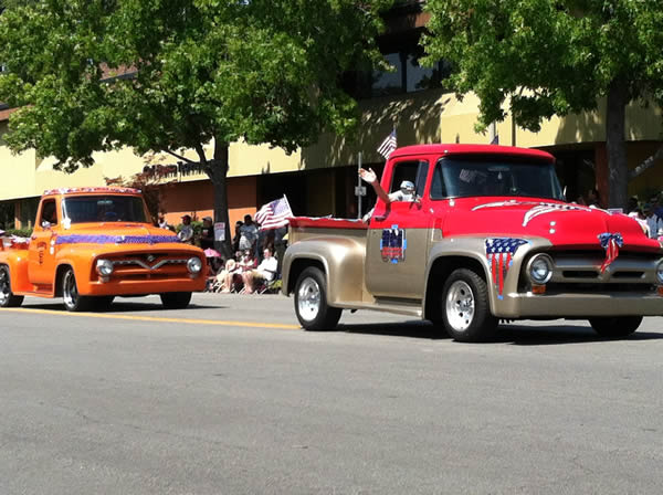 Fourth of July parade in Fremont