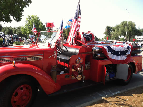 Fourth of July parade in Fremont