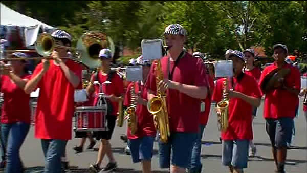 Fourth of July parade in Fremont