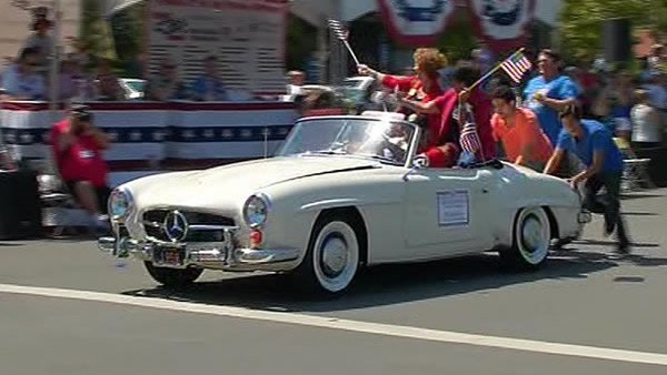 Fourth of July parade in Fremont