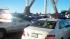 Traffic was stopped on the Bay Bridge.