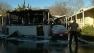 Sahara mobile home destroyed by fire
