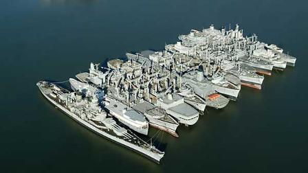The Mothball Fleet near Benicia