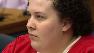 Melissa Huckaby listens to the judge sentence her to life in prison without the possibility of parole in the murder of 8-year-old Sandra Cantu.