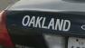 Oakland police car