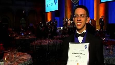 Danville high school senior Evan ODorney received top honors in the Intel Science Talent search and won $100,000.