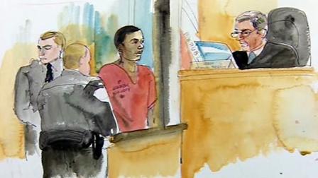 Chauncey Bailey murder trial sketch