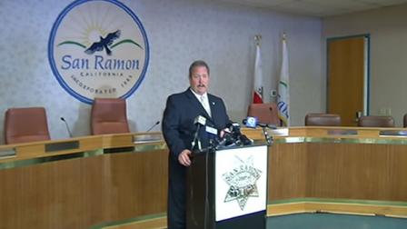 San Ramon Police Chief Scott Holder announces arrest