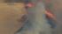 Grass fire on Interstate 580