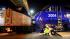 Amtrak restores service after train crash in... :: Amtrak workers examine a train collision at an Oakland, Calif., station on Wednesday, Oct. 12, 2011. (AP Photo/Noah Berger)