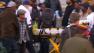 Empty stretcher from Occupy Oakland shooting