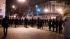A line of police stage near an Occupy Oakland...