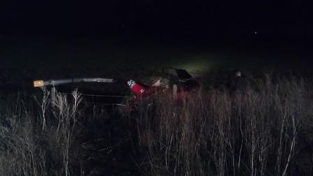 A helicopter and small aircraft collided midair near Sherman Island, but there were no major injuries. (Photo courtesy KXTV)