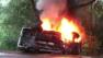 Car flipped, caught on fire in Orinda off Highway 24