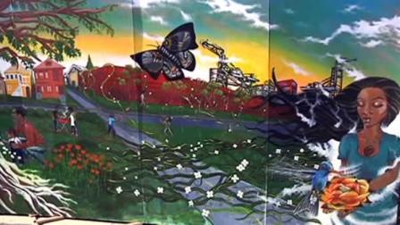 Oakland anti-violence mural