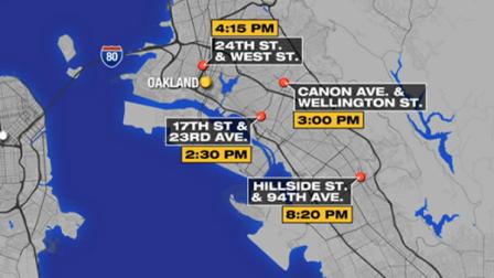 4 Oakland shootings