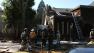 An underground gas line near the driveway of a Berkeley home was  punctured by a worker doing excavation, causing a fire.