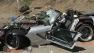 Mangled car from Hwy 84 crash in Sunol