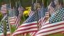 Memorial Day flags at Presidio