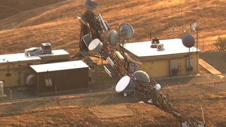 Radio communication tower collapse in Contra Costa County