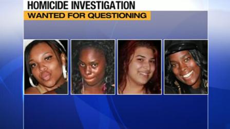 Pictures of four women taken by a man who was murdered.