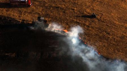 Brush fire near Livermore