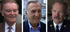 Former San Francsco Police Chief Frank Jordan and former San Francisco Mayor Art Agnos