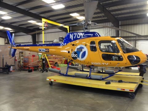 Sky7 HD helicopter gets a new look!