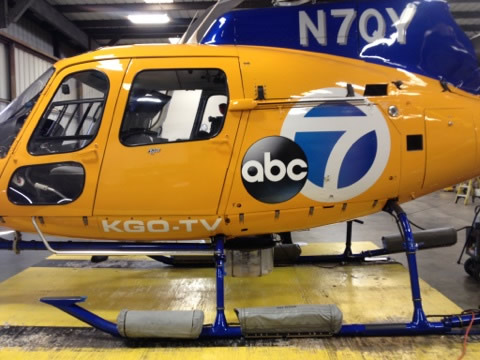 Sky7 HD helicopter gets a new look!