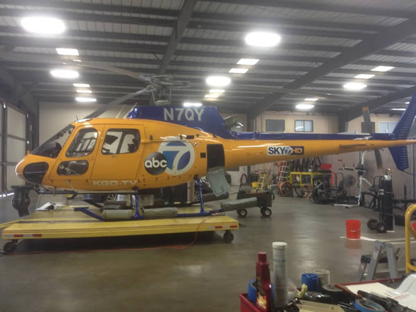 Sky7 HD helicopter gets a new look!