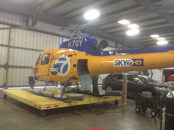 Sky7 HD helicopter gets a new look!